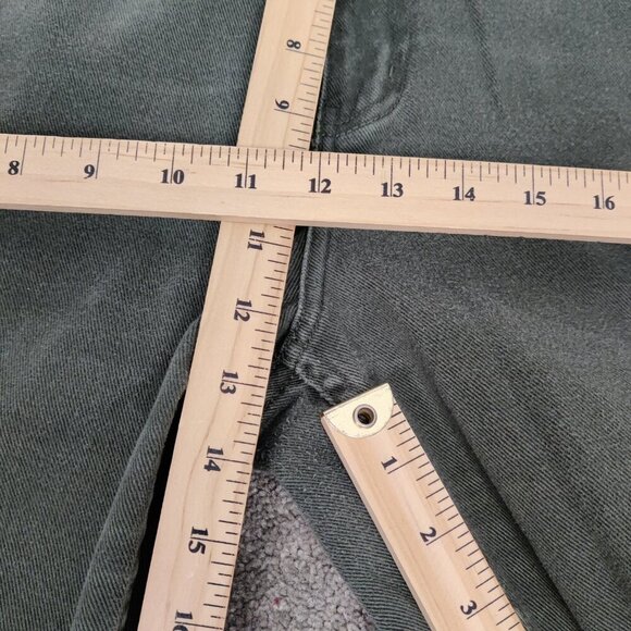 Cotton Ginny Plus Petites Women's Pants Size 16 Gray Cotton High Waist Mom Style - Picture 8 of 11